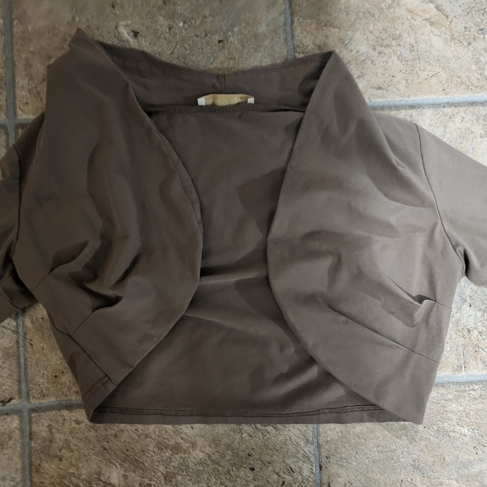 Brown Long Sleeve Top